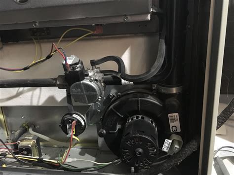 After proof of flame loss, the heat delay-to-fan-off period begins and the inducer blower remains energized to purge the system. . Trane xr90 pressure switch error
